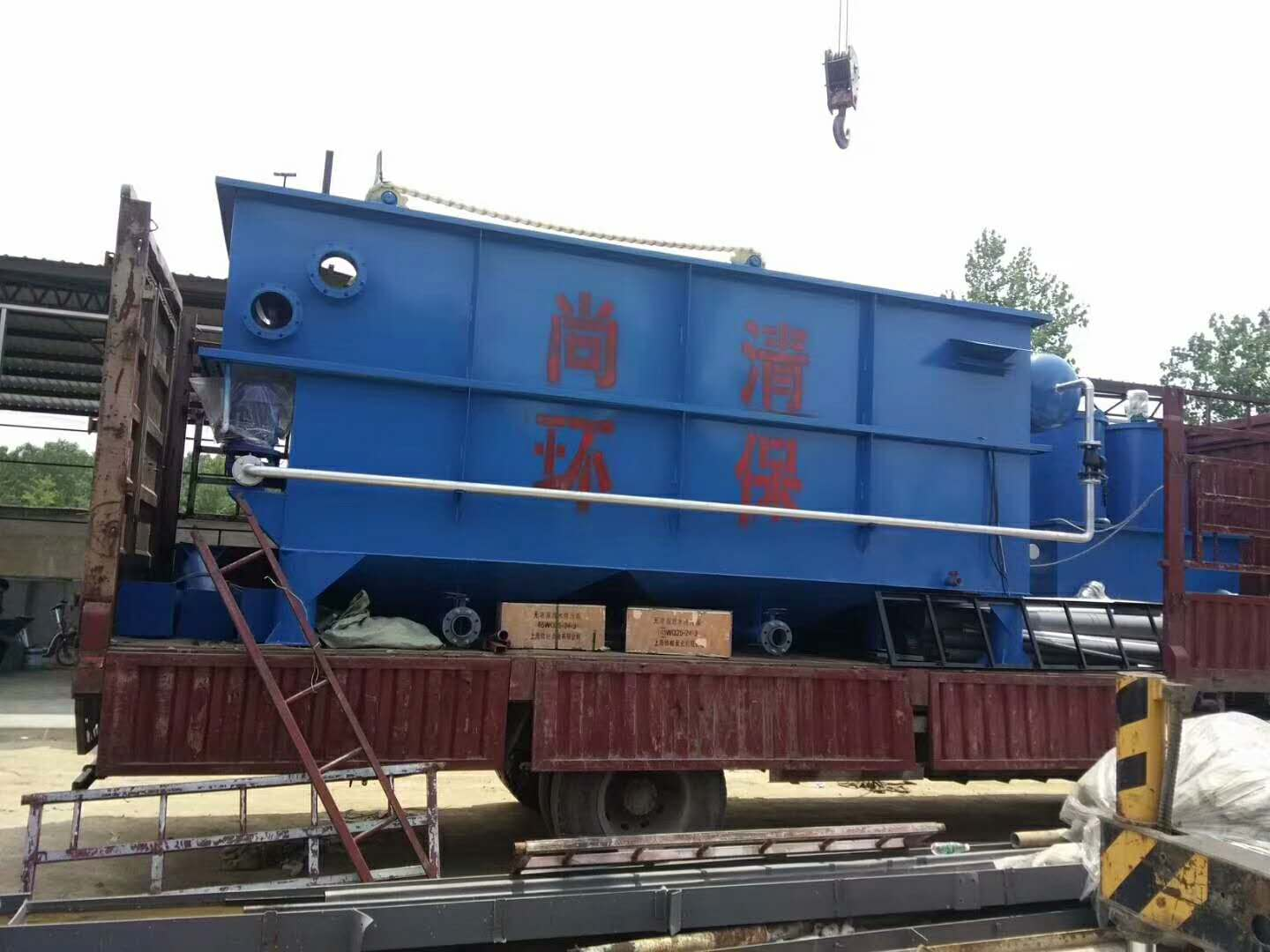 污水處理設備-氣浮沉淀一體機工藝